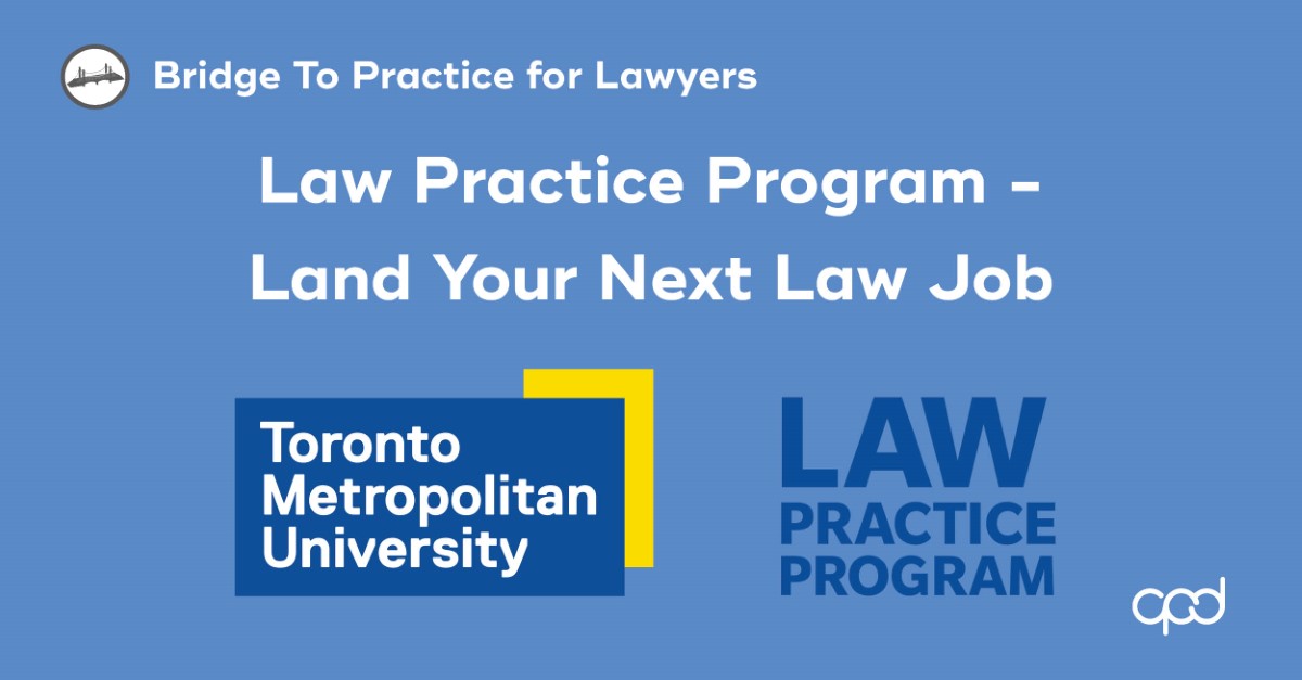 Law Practice Program - Land Your Next Law Job