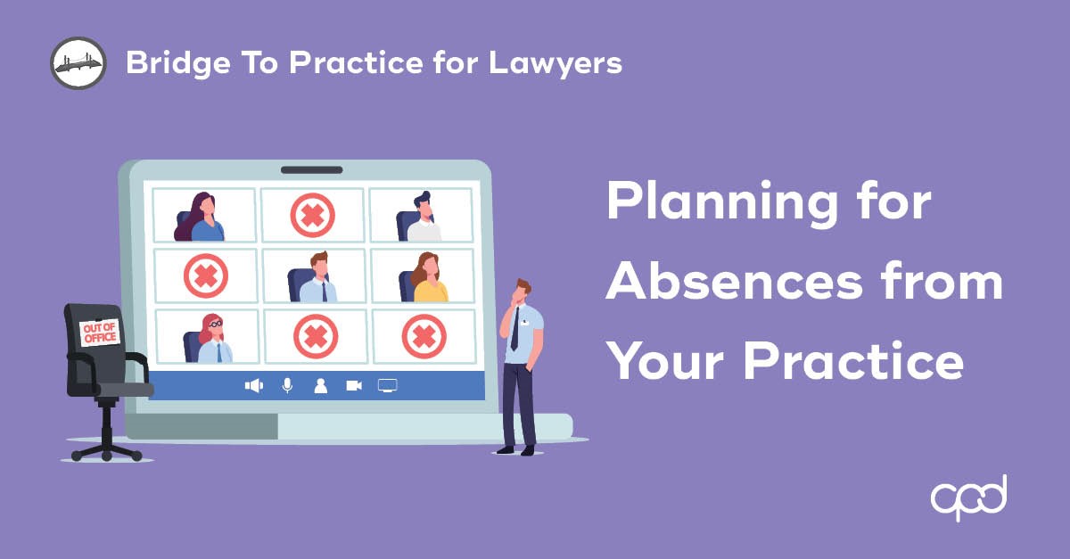 Planning for Absences from Your Practice