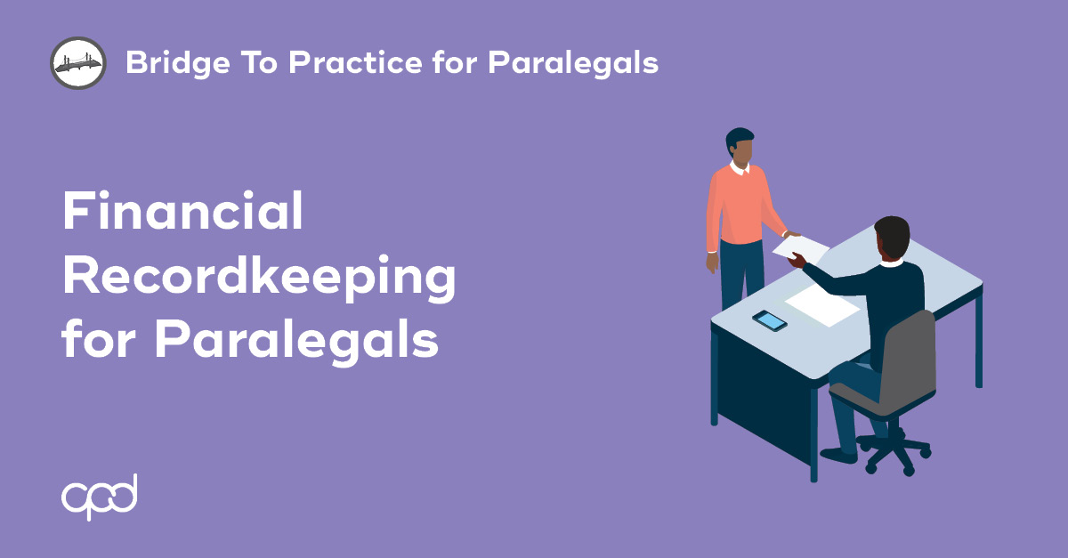 Financial Recordkeeping for Paralegals