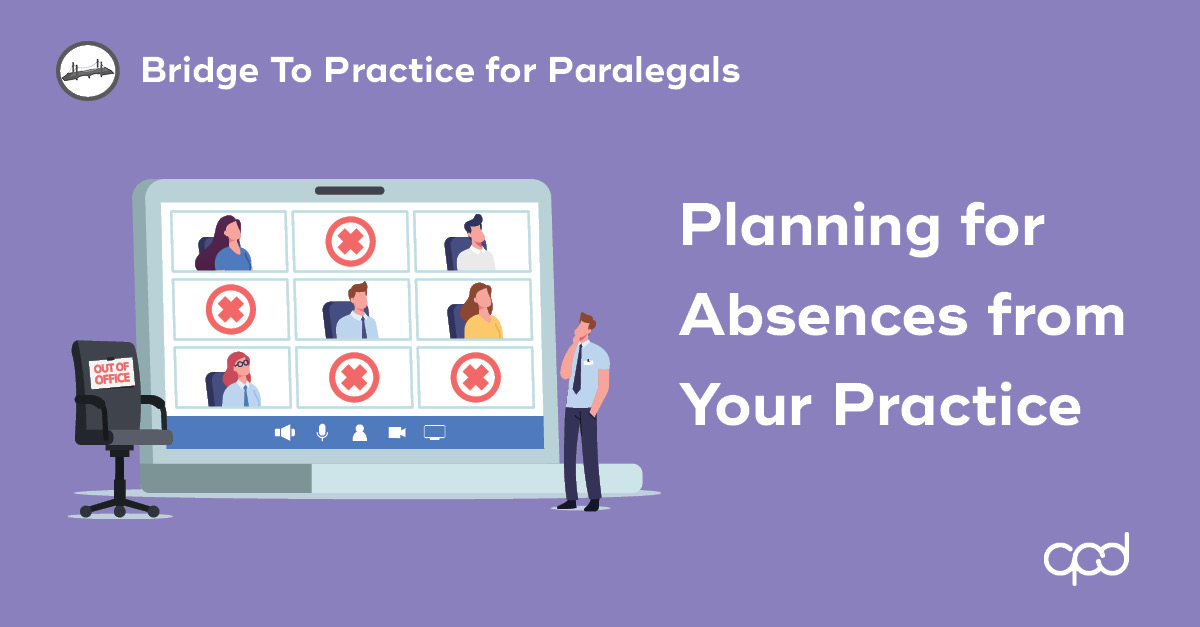 Planning for Absences from Your Practice