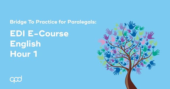 Picture of Bridge to Practice for Paralegals: EDI E-Course - English - Hour 1