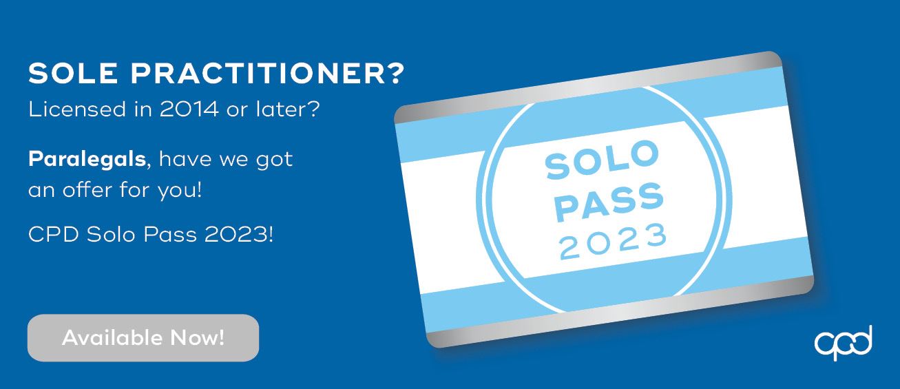 2023 Solo Pass - Paralegals