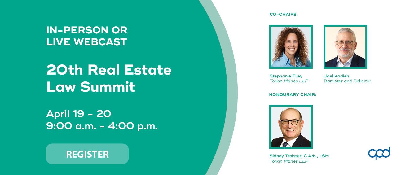 20th Real Estate Law Summit