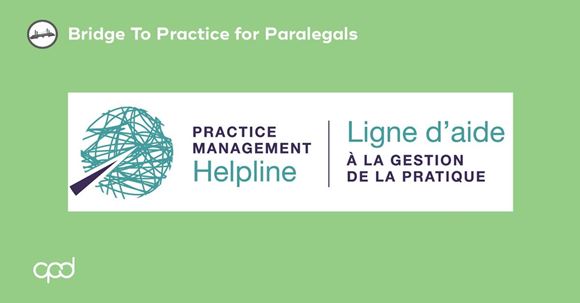 Picture of Bridge to Practice for Paralegals: Practice Management Helpline
