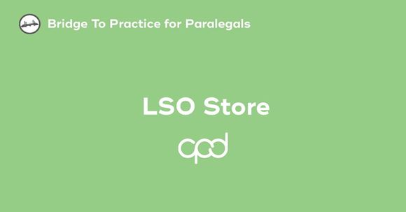 Picture of Bridge to Practice for Paralegals: LSO Store