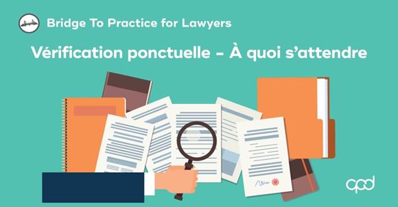 Picture of Bridge to Practice for Lawyers: Vérification ponctuelle - À quoi s'attendre