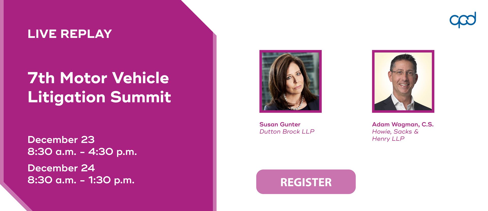 LIVE REPLAY: 7th Motor Vehicle Litigation Summit