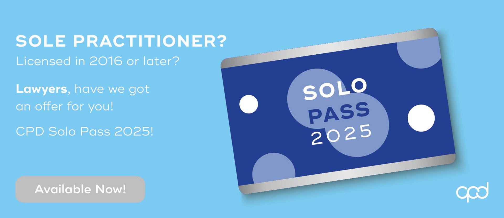 2025 Solo Pass for Lawyers