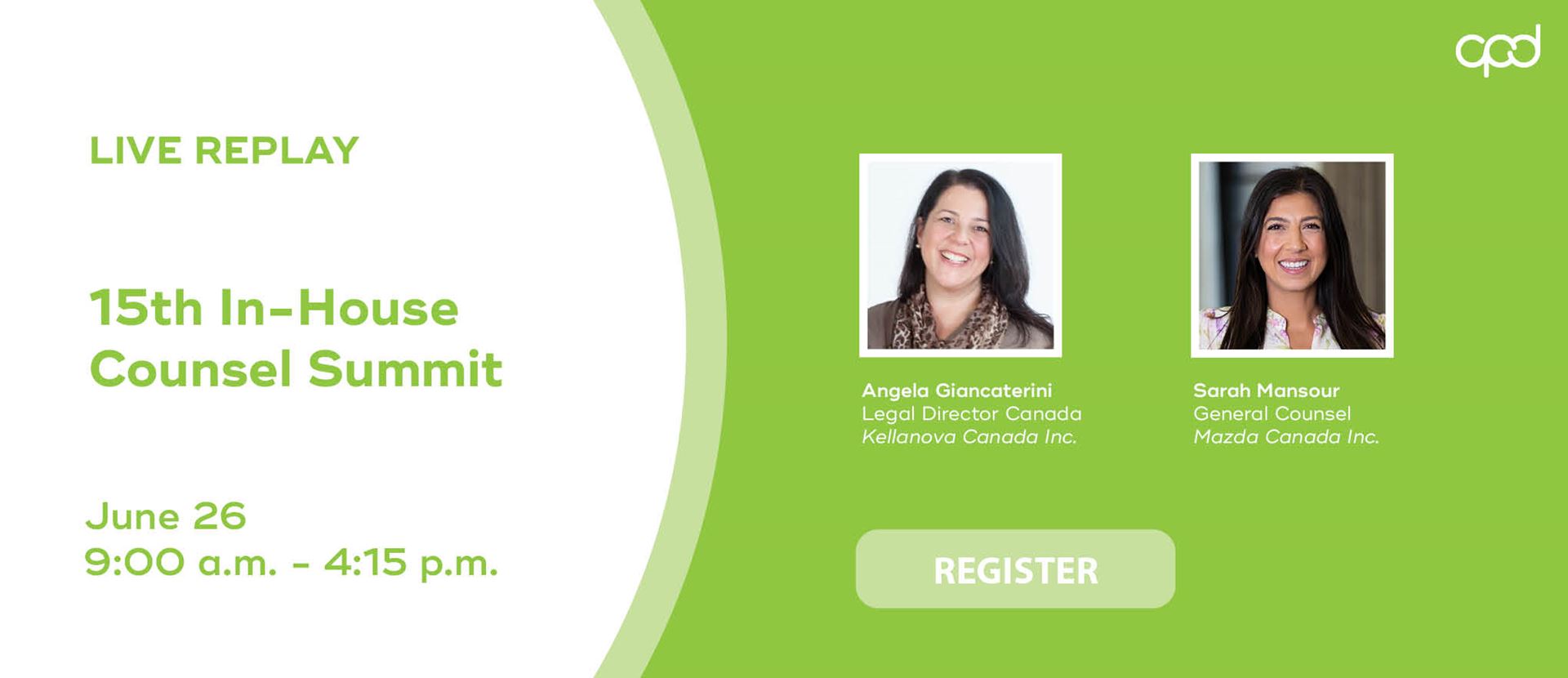 LIVE REPLAY: 15th In-House Counsel Summit 