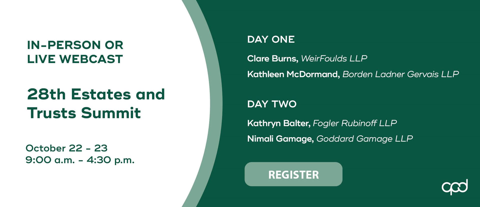 28th Estates and Trusts Summit