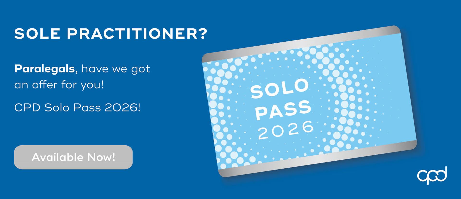 Solo Pass for Paralegals