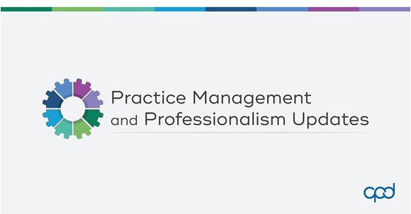 Picture of Practice Management and Professionalism Updates 2026