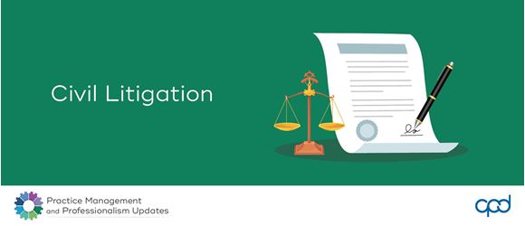 Picture of Practice Management and Professionalism Updates 2026 - Civil Litigation 