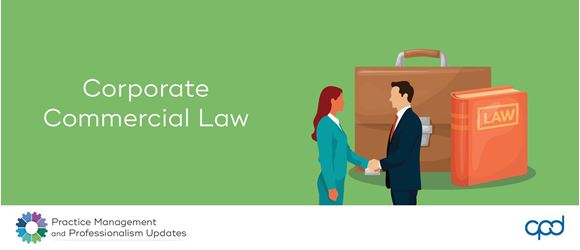 Picture of Practice Management and Professionalism Updates 2026 - Corporate Commercial Law 